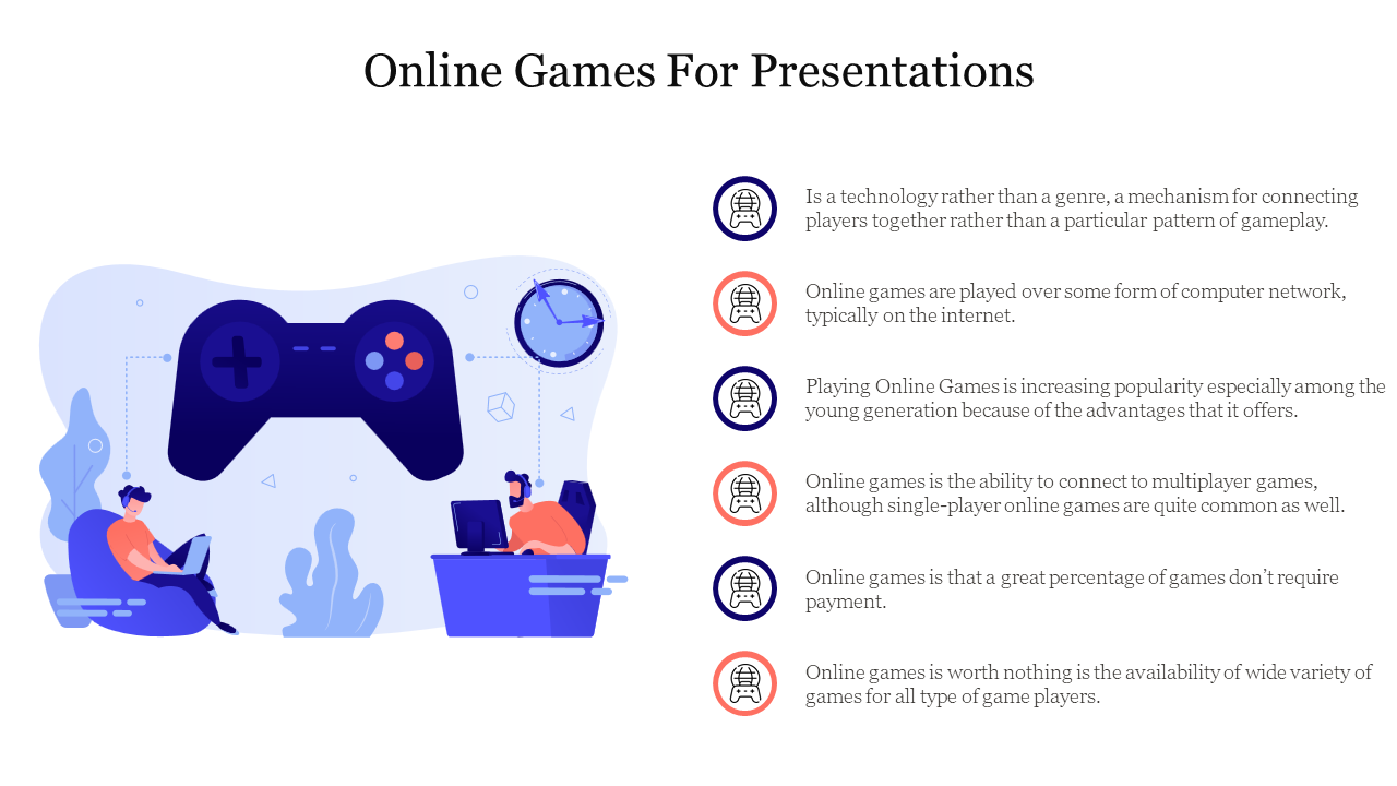 powerpoint presentation about online games